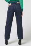 Jeans modello boot-cut in denim scuro - 4