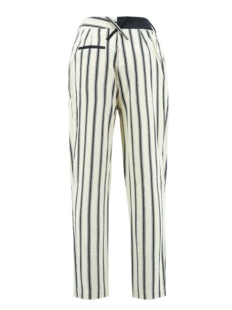 Striped trousers with contrasting bustier - 2