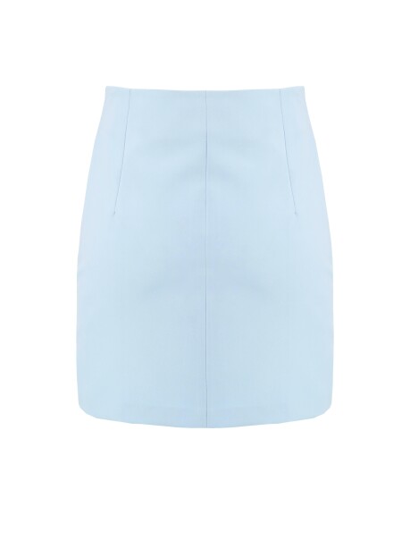 Fluid miniskirt with slit - 2