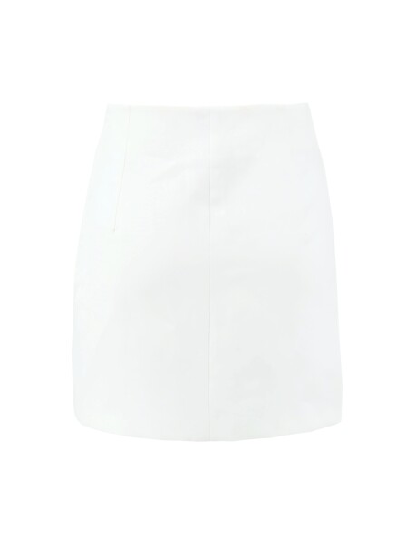 Fluid miniskirt with slit - 2