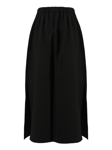 Skirt with slits in linen - 2