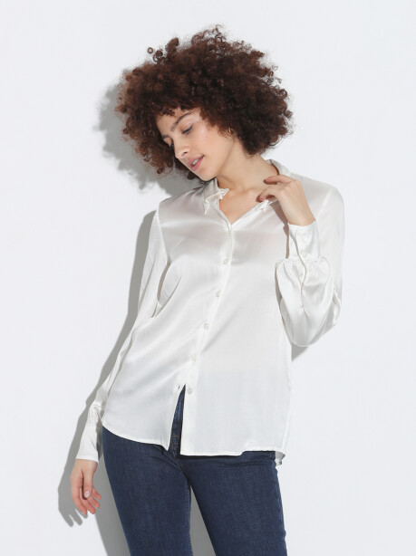 Silk satin shirt - 2