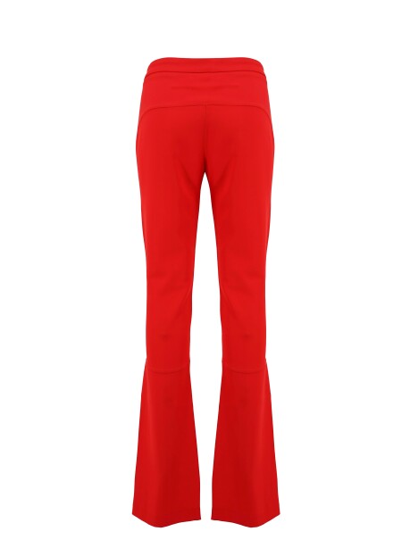 Fitted trousers with flared bottom - 2