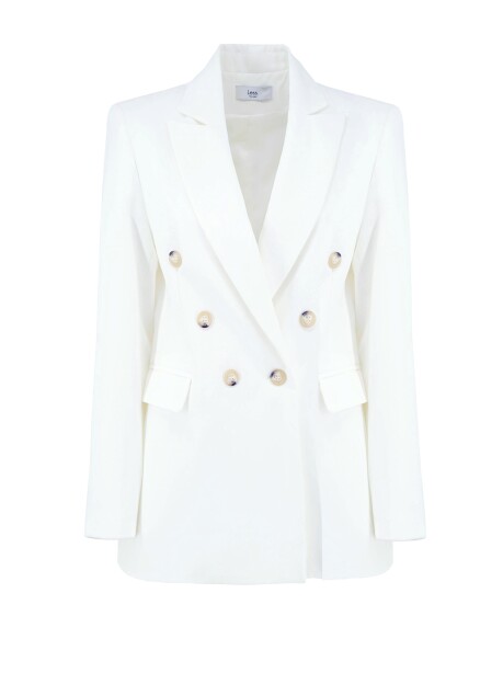 Double-breasted fluid blazer - 1