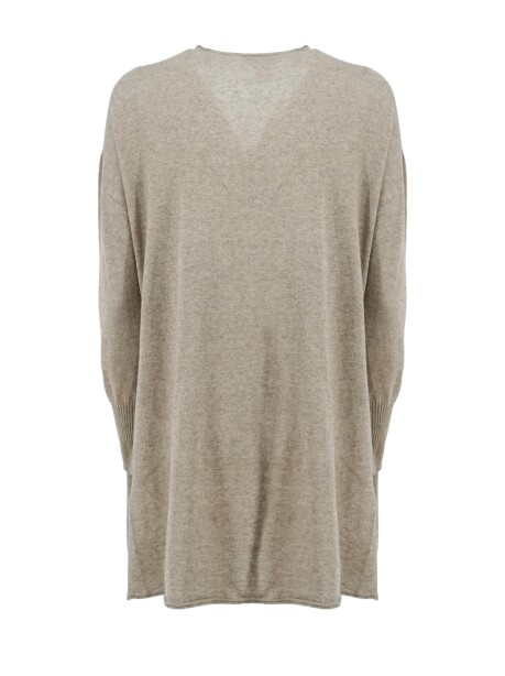 Cardigan aperto in misto cotone e cachemire - 2
