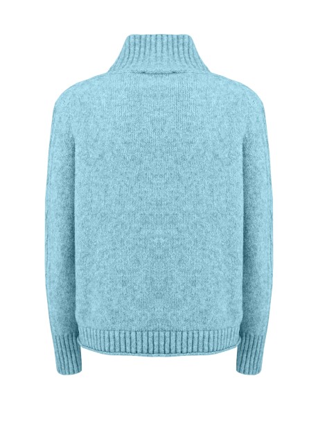 Maglione con trecce in misto yack - 2