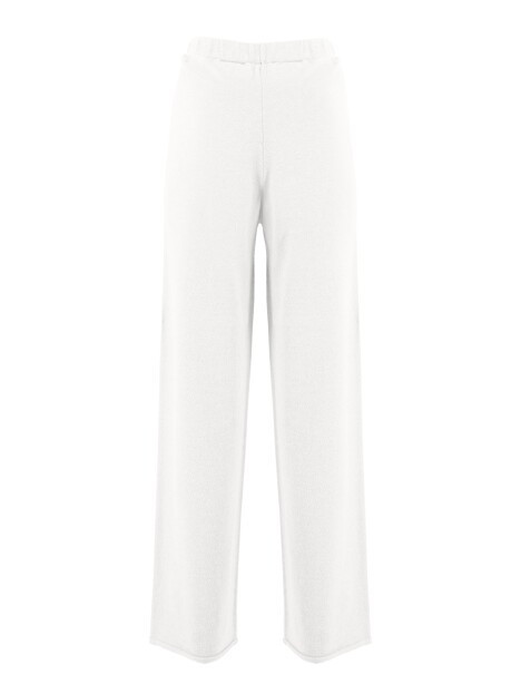 Straight knit trousers - 1