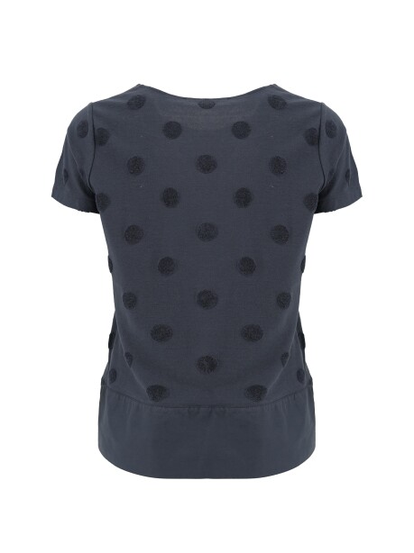 Short sleeve t-shirt with polka dots - 2