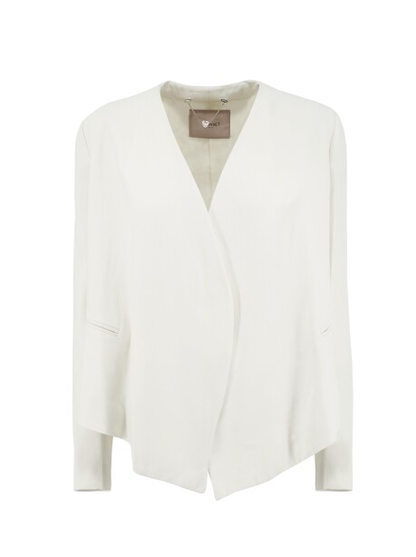 Blazer con scollo sciallato - 1