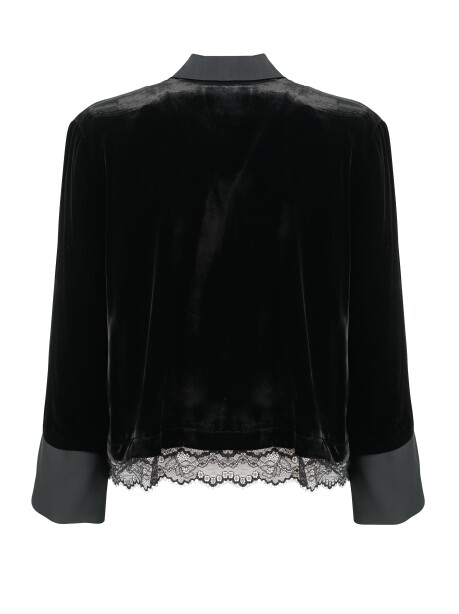 Short velvet jacket - 2