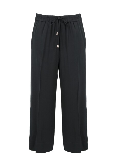 Fluid trousers with drawstring - 1