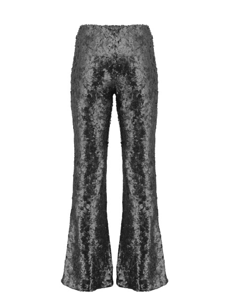 Full sequin flared trousers - 2