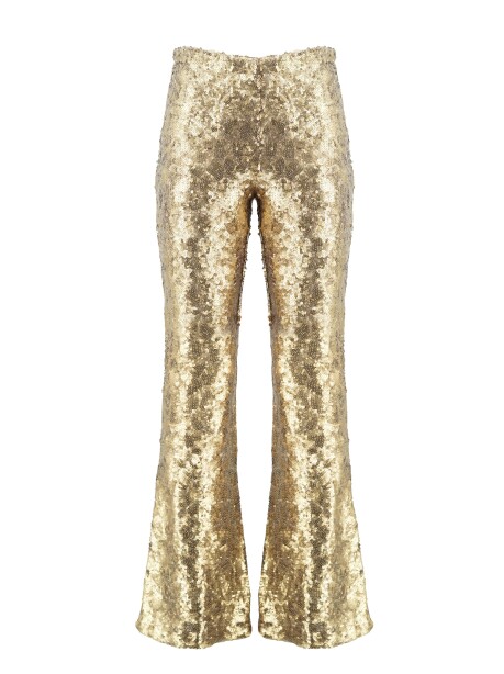 Full sequin flared trousers - 1