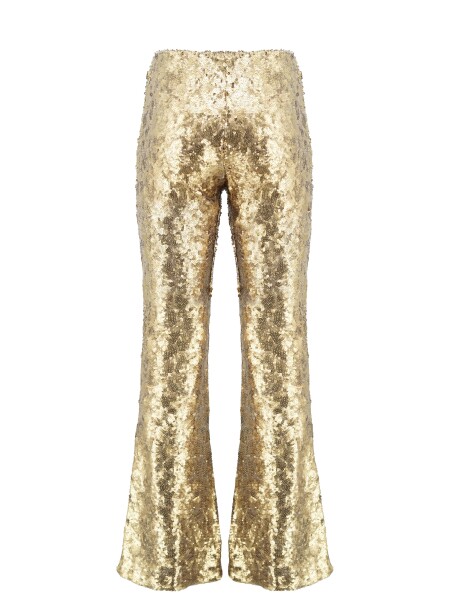 Full sequin flared trousers - 2