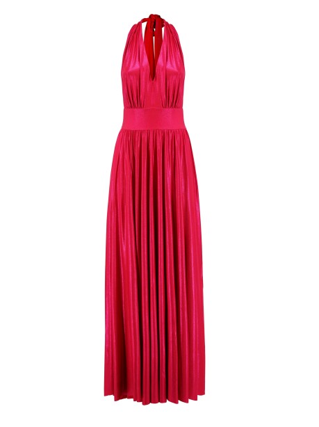 Long dress in lurex Jersey knit - 1