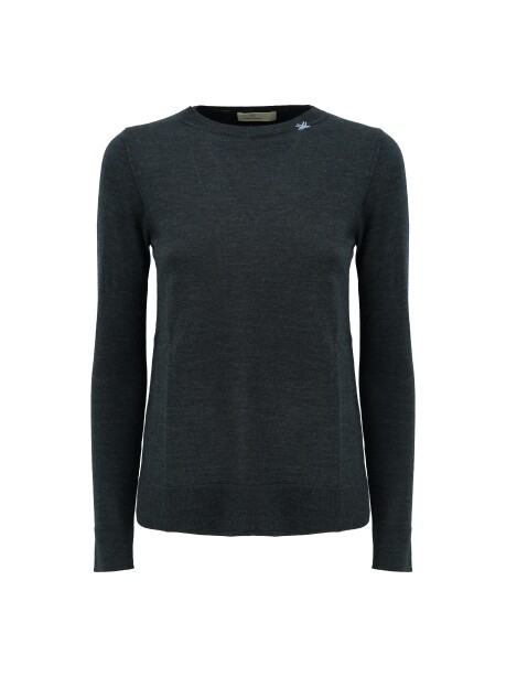 Organic wool crewneck sweater - 1