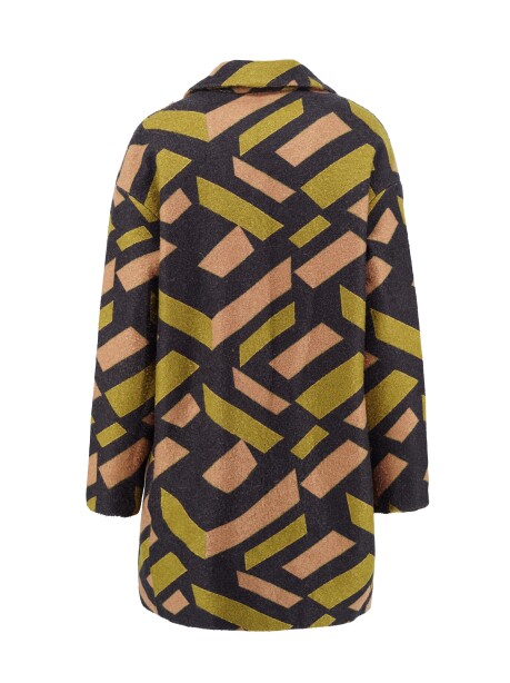 Geometric patterned coat - 2