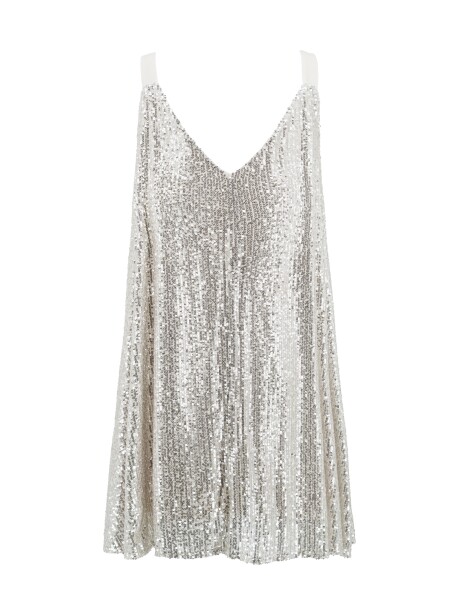 Mini dress with sequins - 1