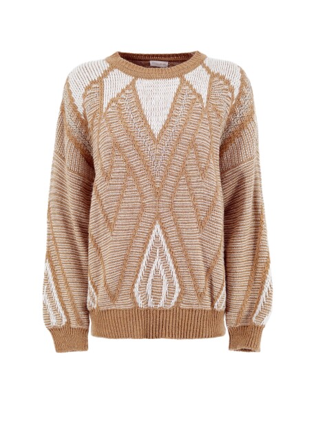 Geometric patterned sweater - 1