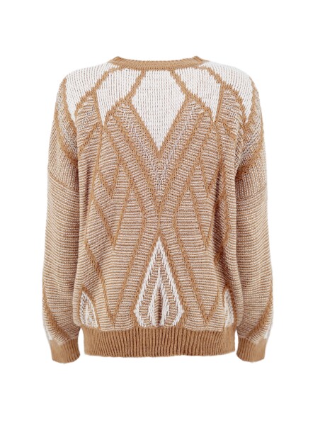 Maglione fantasia geometrica - 2
