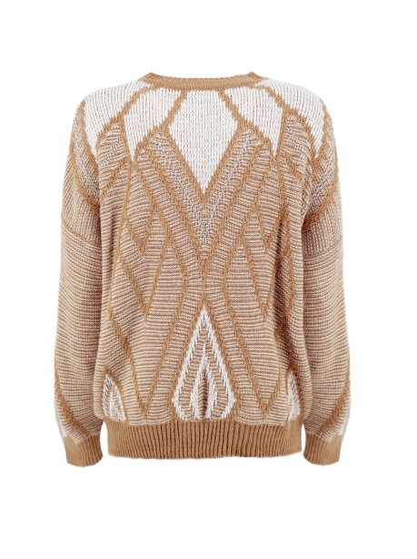 Geometric patterned sweater - 2