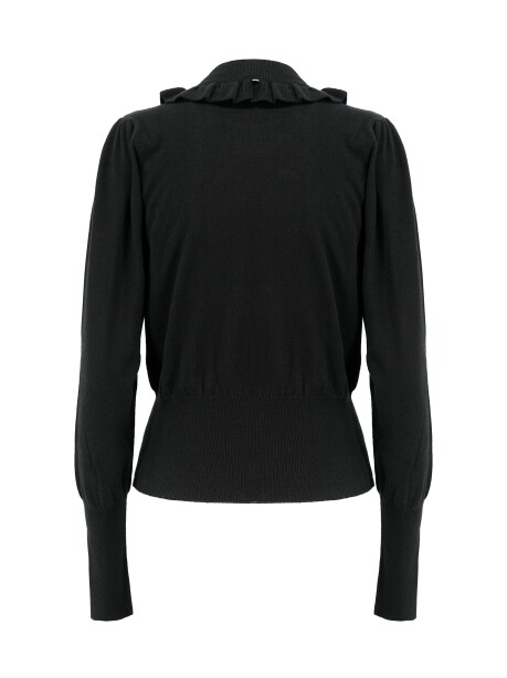 Maglia crop con rouches - 2