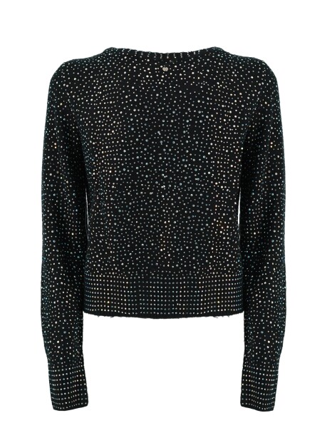 Full crystal decorated sweater - 2