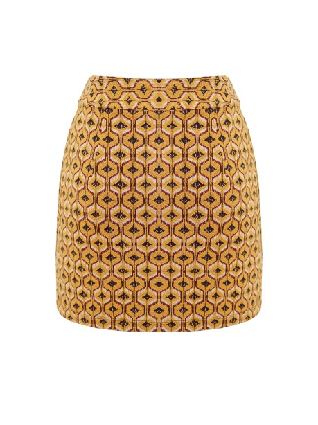 Optical texture miniskirt - 2