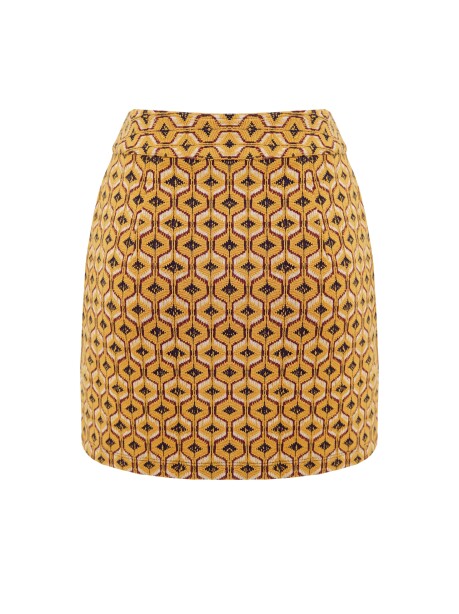 Optical texture miniskirt - 2