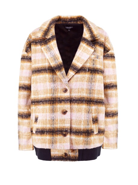 Plaid-effect tartan jacket - 1