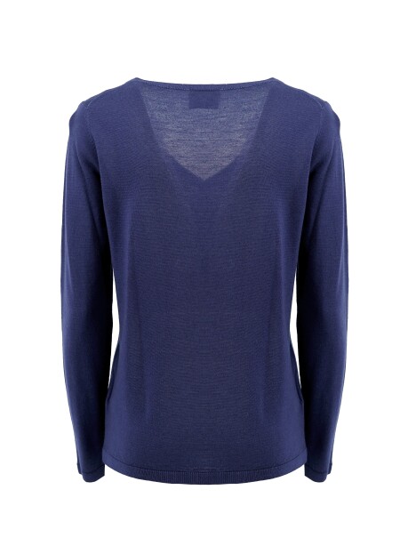 V-neck sweater in pure merino wool - 2