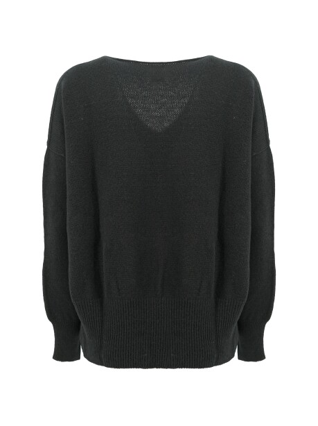 Box model V-neck sweater - 2