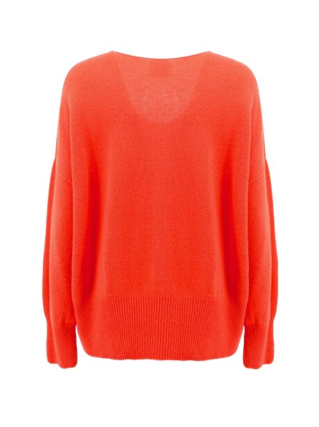 Box model V-neck sweater - 2