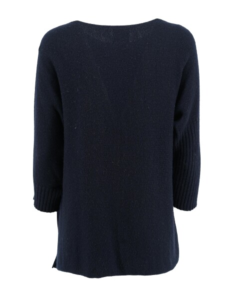 Asymmetrical maxipull in wool and cashmere - 2