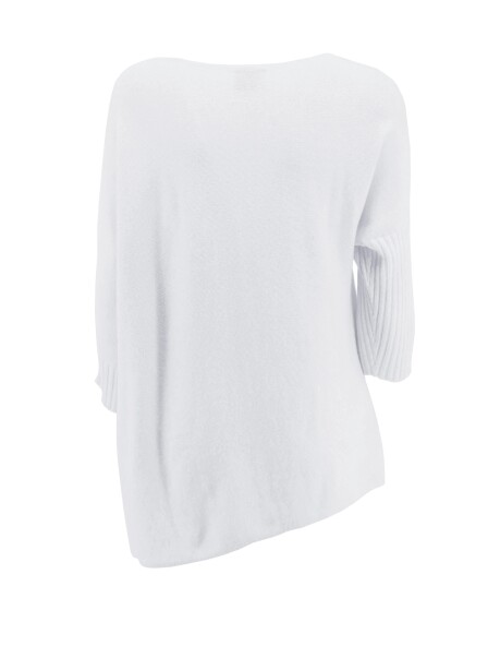 Asymmetrical maxipull in wool and cashmere - 2
