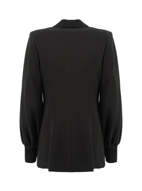 Two-button blazer with soft sleeves - 2