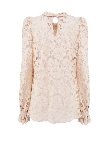 Embroidered lace blouse - 2