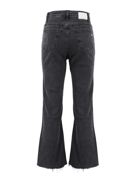 Dark boot-cut jeans - 2