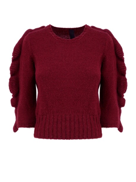 Sweater with ruffles - 1
