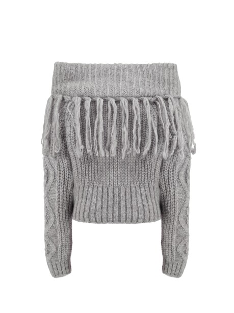 Sweater with fringes - 1