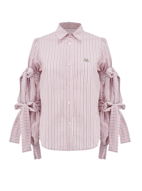 Camicia a righe con nastri - 1