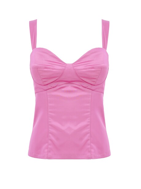 Bustier effetto satin - 1