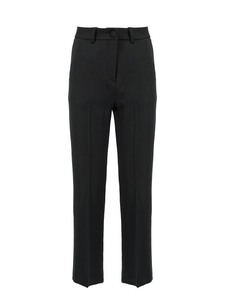 Pantaloni taglio crop flare - 1