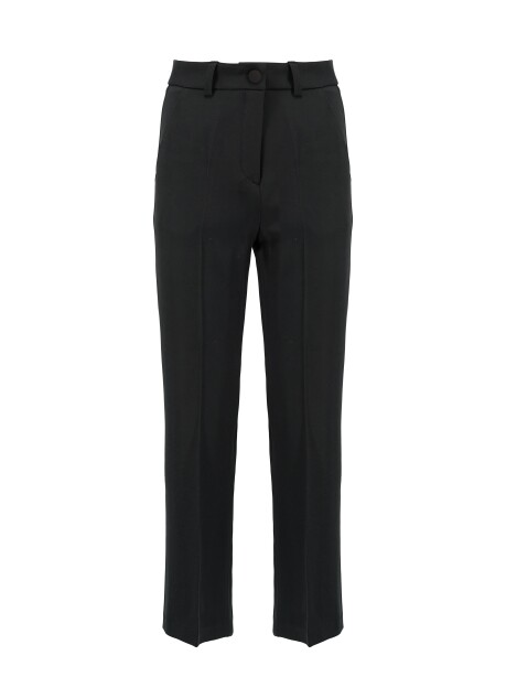 Flare cropped trousers - 1