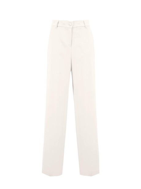 High-waisted trousers with wide leg - 1