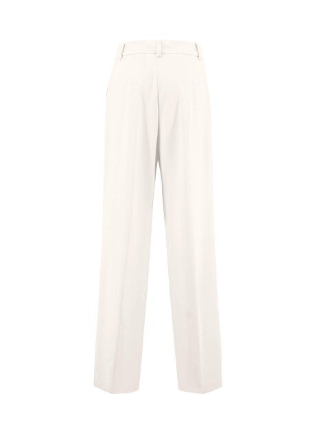Pantaloni a vita alta con gamba ampia - 2