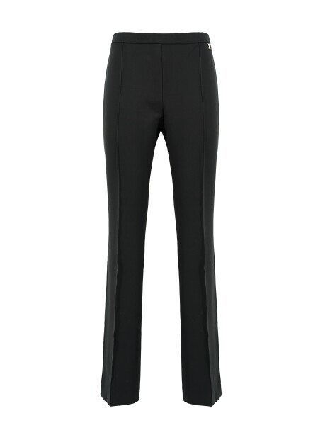 Structured flare trousers - 1