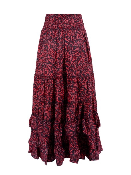 Long skirt handmade in indian silk - 2