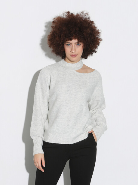 Maglione con cut-out sulla spalla - 4