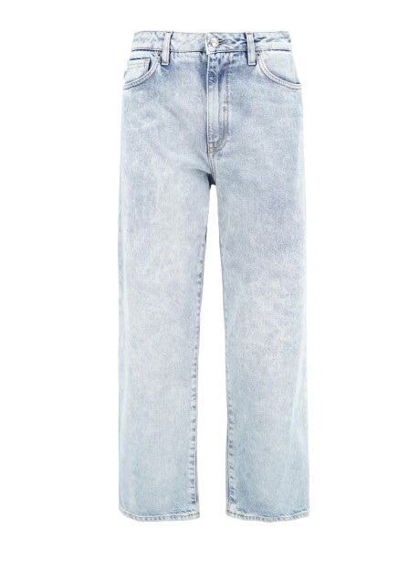 High-waisted straight leg jeans - 1